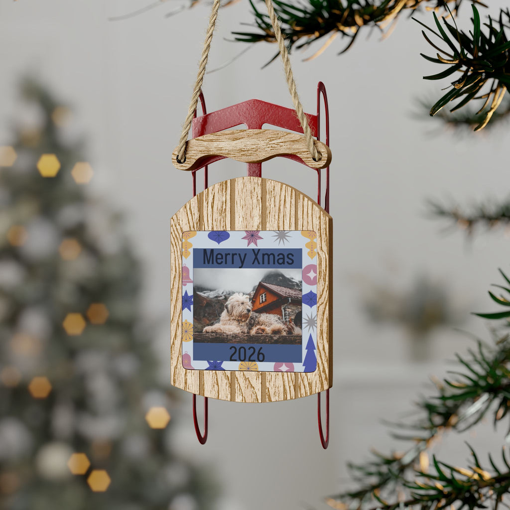 Sled Ornaments