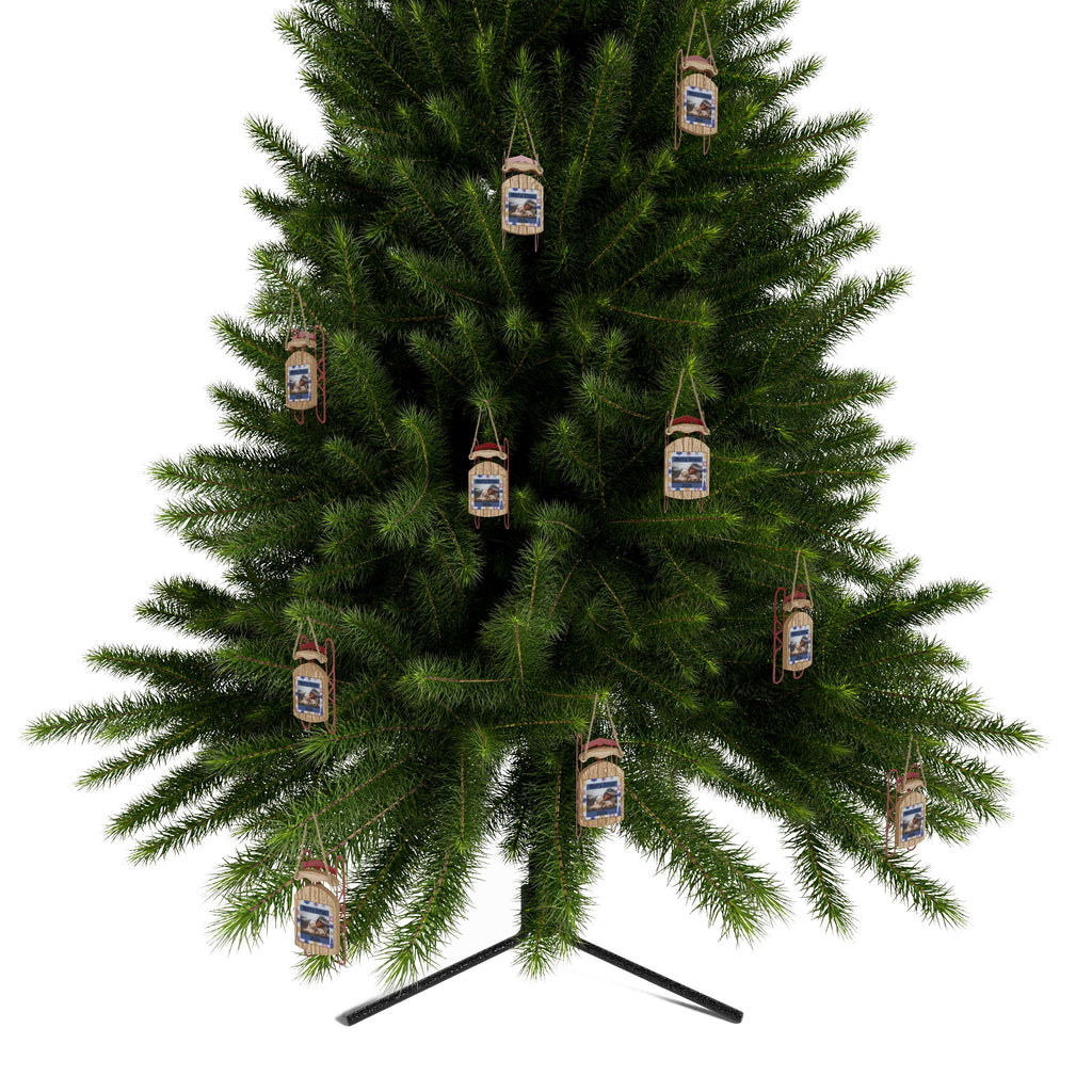 Sled Ornaments