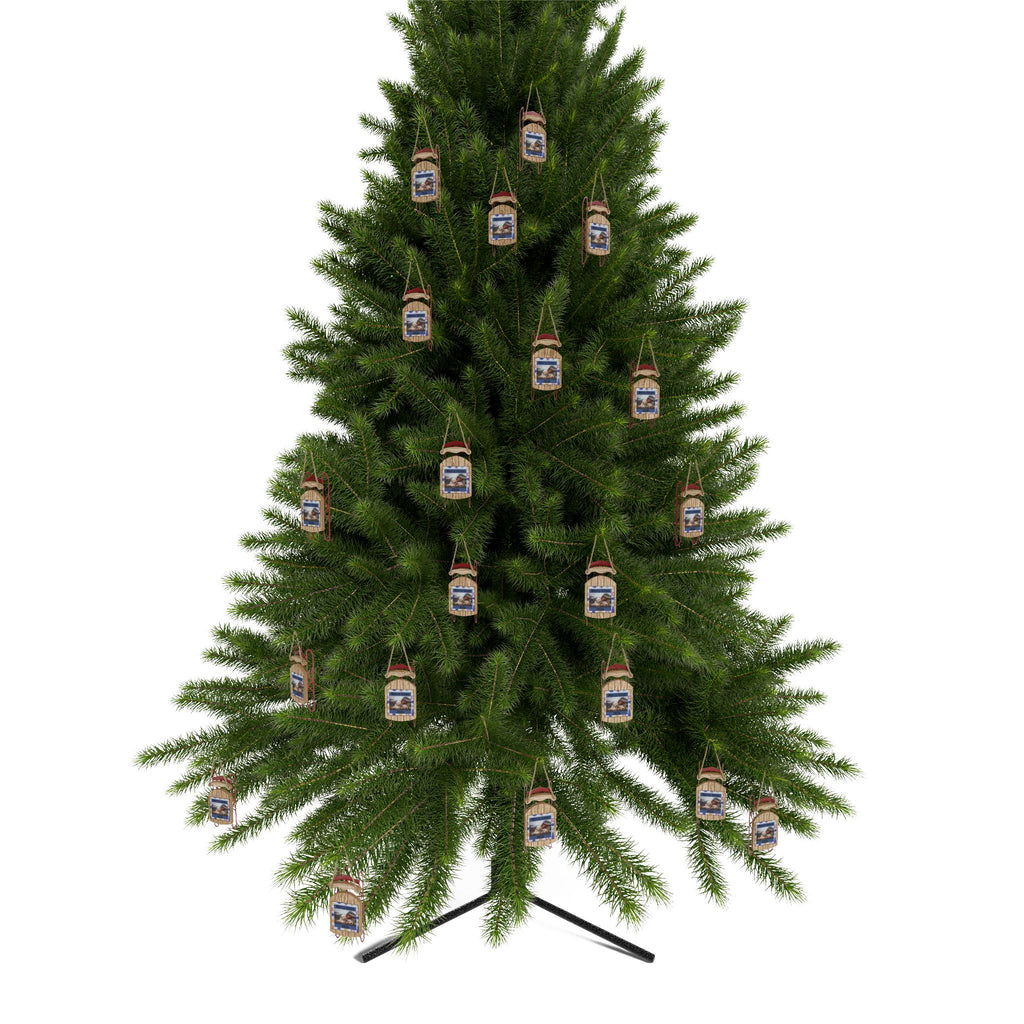 Sled Ornaments