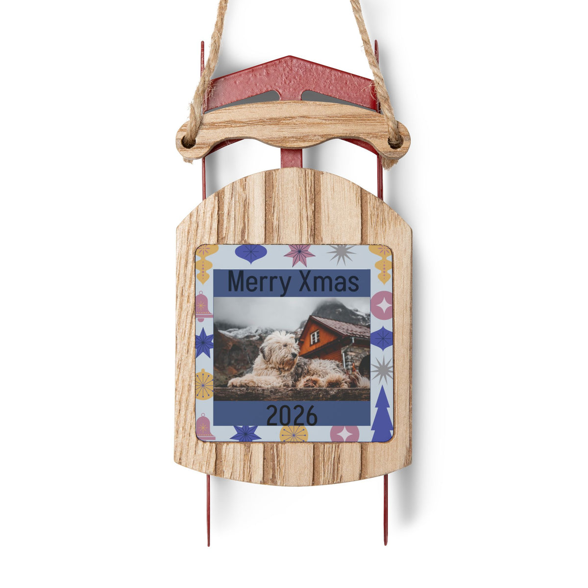 Sled Ornaments